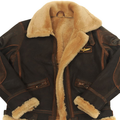 Maxi™ | Men's Leater Aviator Jacket