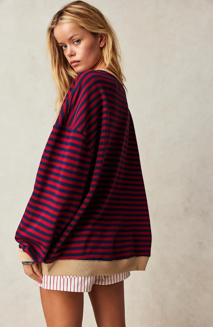 Mandy™ | Oversized Striped Soft Sweater