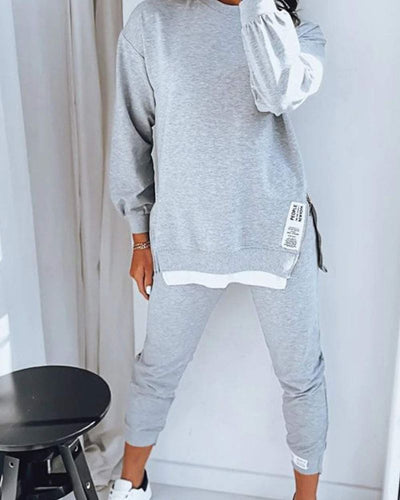 Dalia™ | Casual Two Piece Sweater and Trousers Set