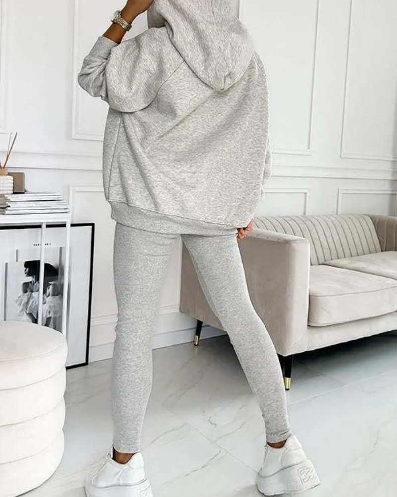 Alina™ | 2 Piece Soft Casual Sweatshirt and Pant Set