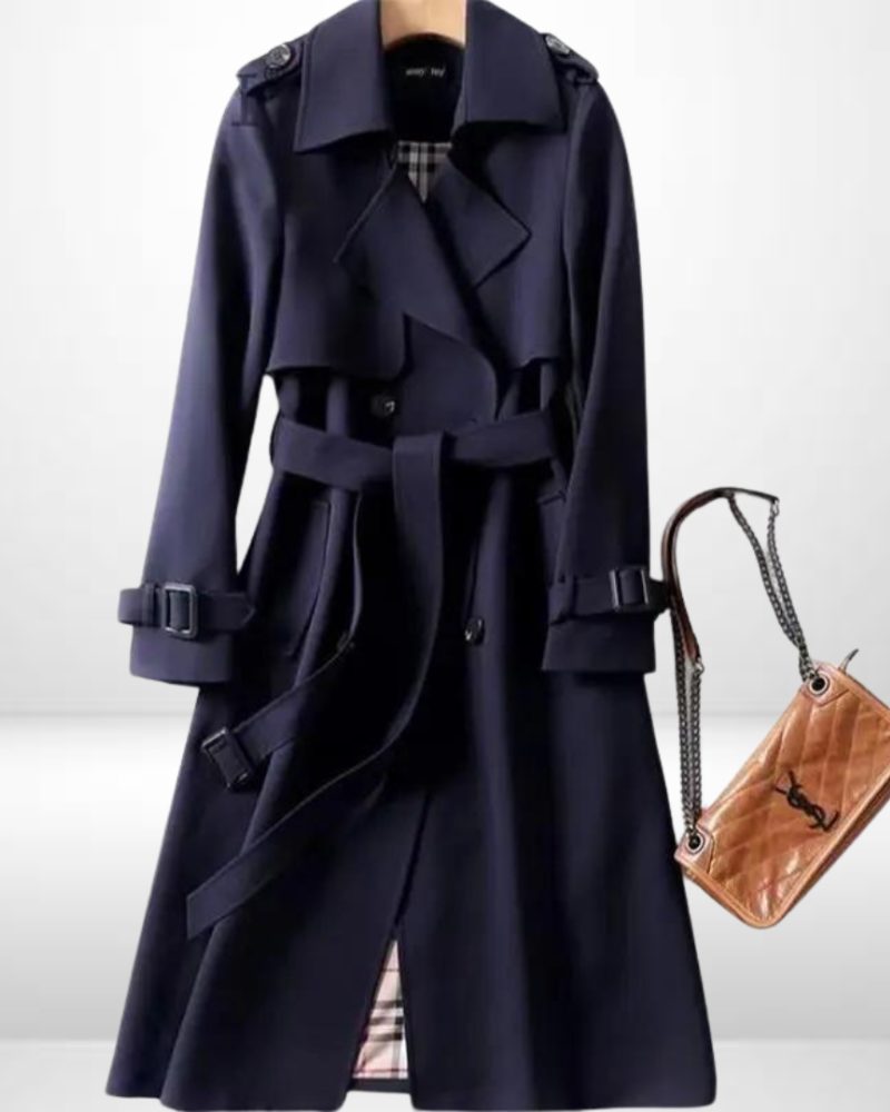 Bella™ | Long Stylish Luxe Trench Coat