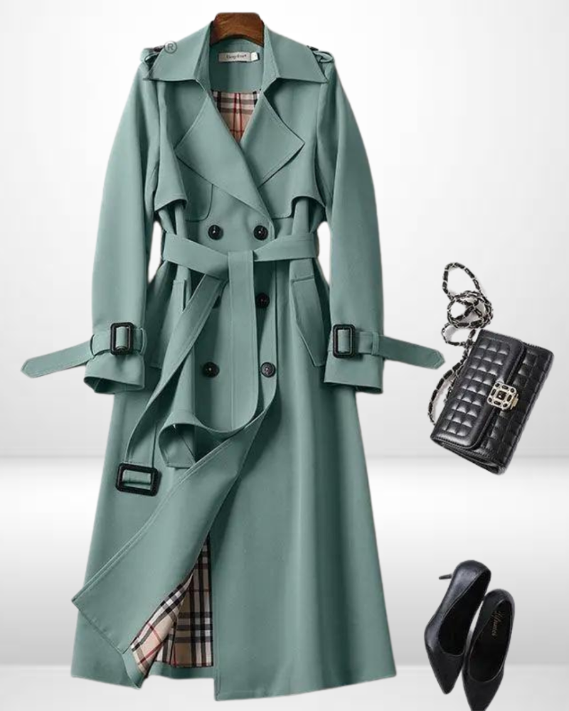 Bella™ | Long Stylish Luxe Trench Coat