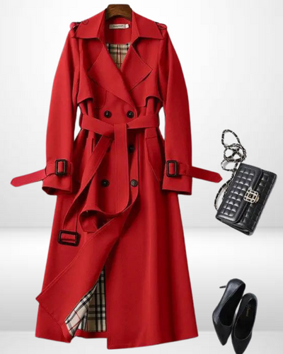 Bella™ | Long Stylish Luxe Trench Coat