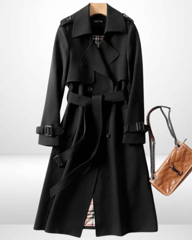 Bella™ | Long Stylish Luxe Trench Coat