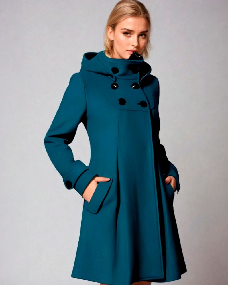 Bailey™ | Stylish Long Pea Coat Jacket