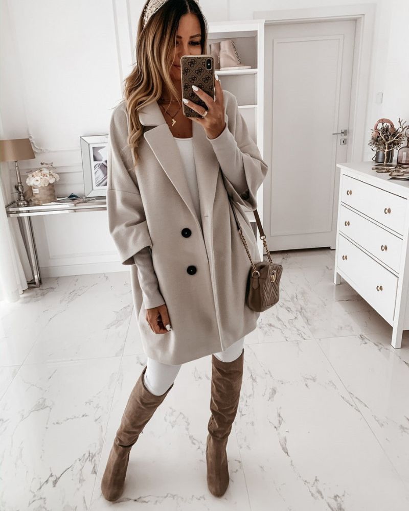 Nila | Stylish Elegant Pea Coat