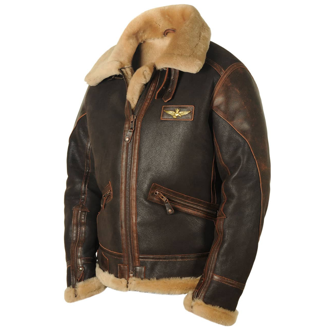 Maxi™ | Men's Leater Aviator Jacket