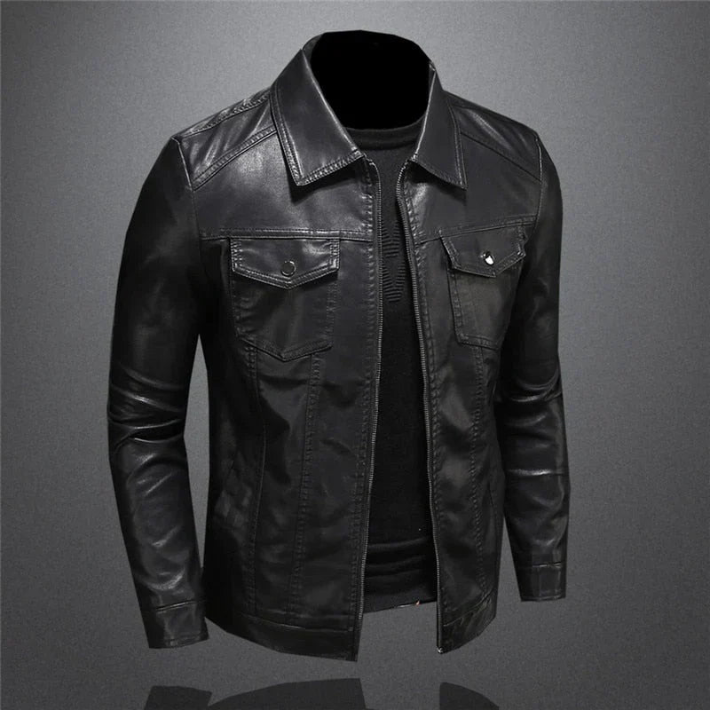 Zayn | Luxe Rugged Leather Jacket