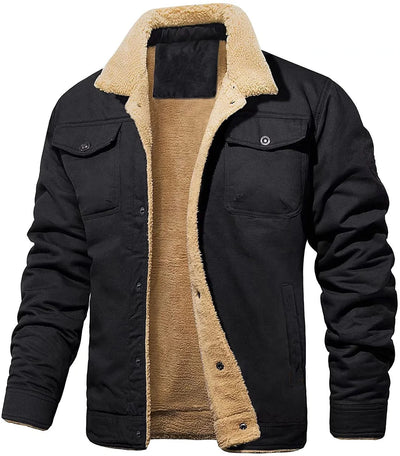 Bronx | Men's Fleece-Lined Hooded Jacket