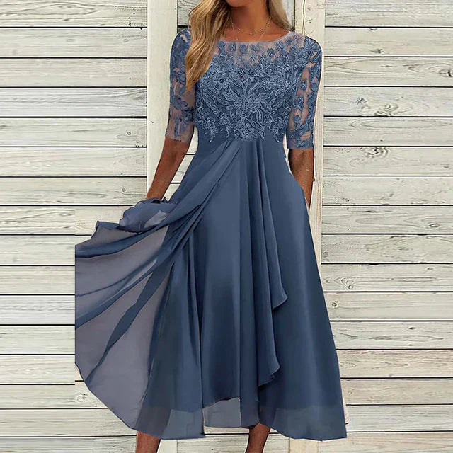 Alexandria™ | Elegant Fall Dress