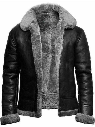 Maxwell™ | Premium Leather Fur Jacket