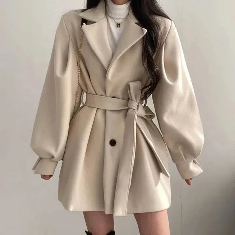 Sara™ | Lux Velvetine Overcoat