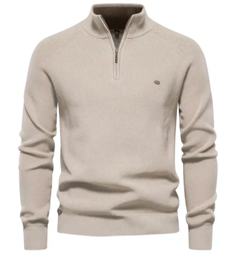 Andy™ | Cotton Knit Quarter Zip