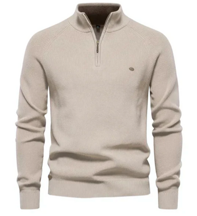 Andy™ | Cotton Knit Quarter Zip