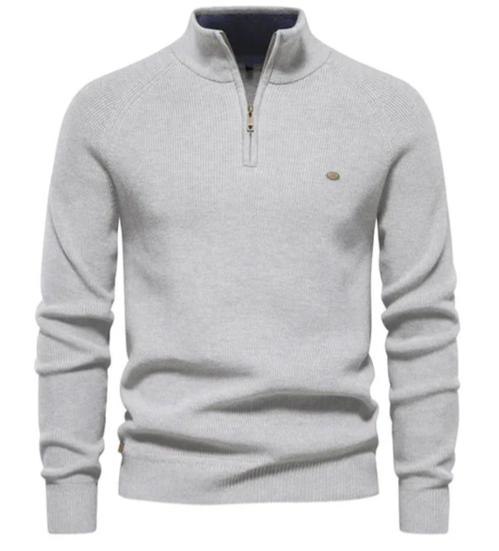 Andy™ | Cotton Knit Quarter Zip