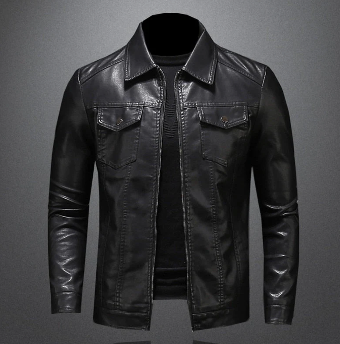 Anthony™ | Premium Leather Jacket