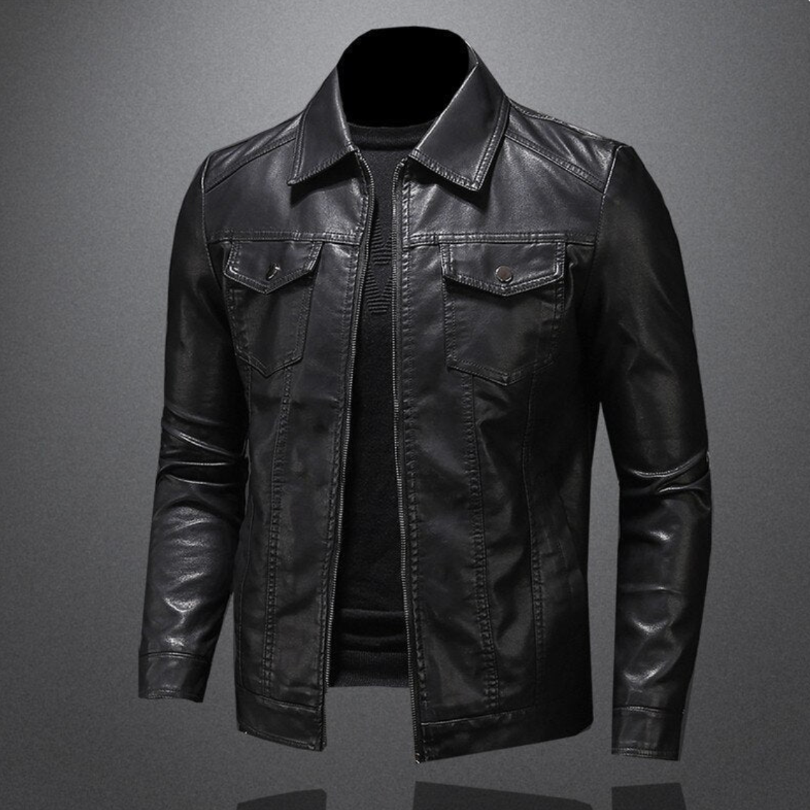 Anthony™ | Premium Leather Jacket