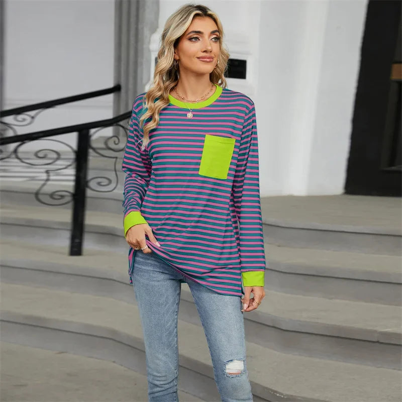 Ana™ | Striped Oversized T-Shirt