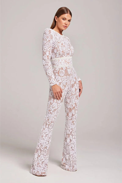 Tyla™ | Midnight Lace Elegance Jumpsuit