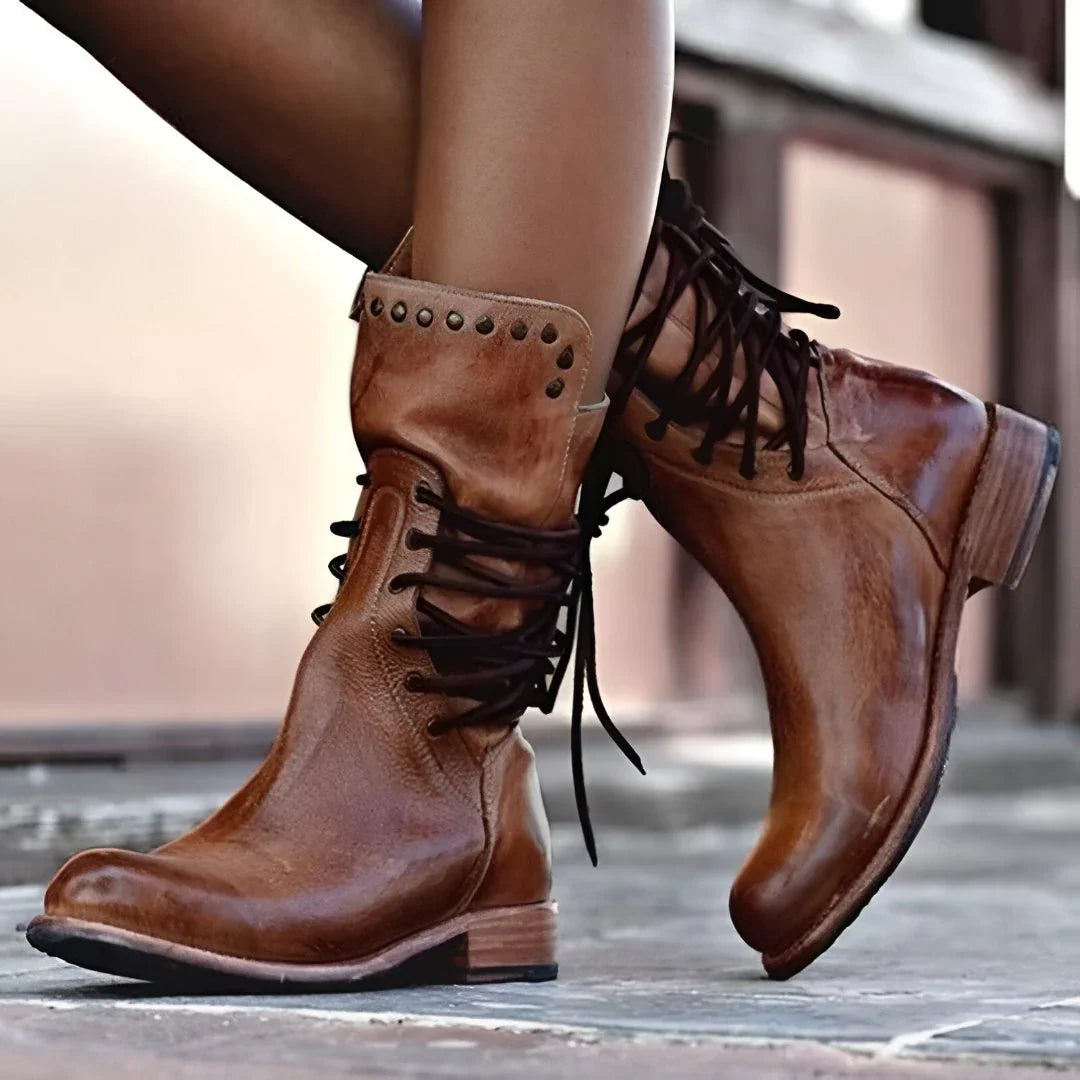 Aleah™ |  Leather Boots