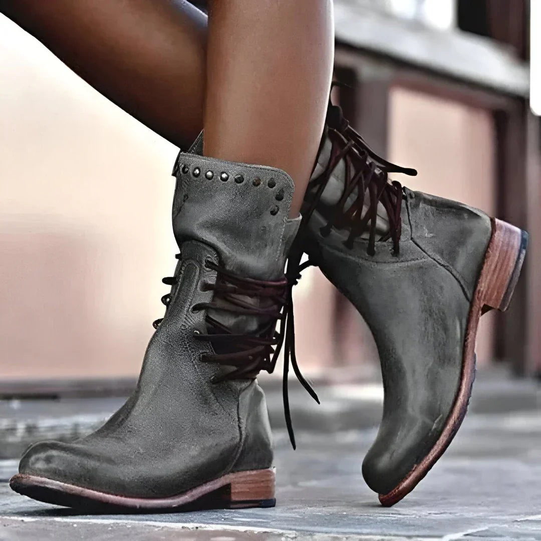 Aleah™ |  Leather Boots