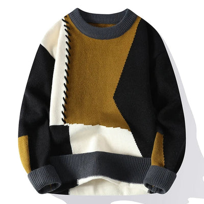 Autumn Blend™ - Premium Autumn Patchwork Sweater